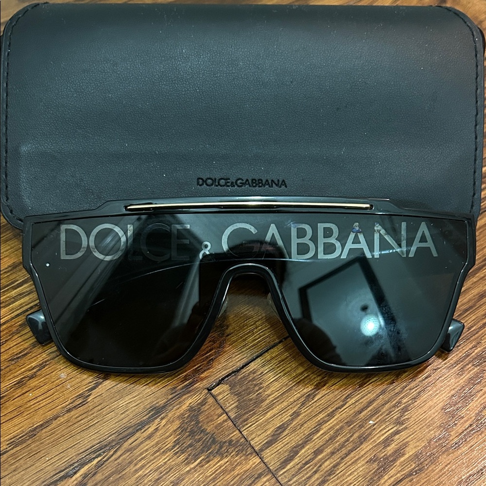 Dolce & Gabbana Black Oversized Sunglasses